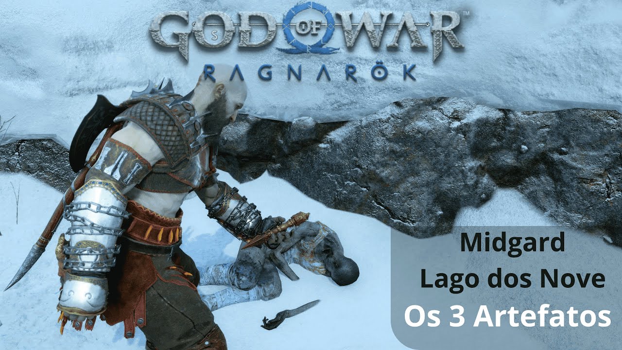 Localização dos 3 Artefatos no lago dos nove em Midgard - God of War Ragnarök