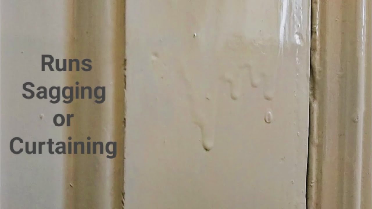 Old Paint Runs. My Favourite Tool And Method For Removal