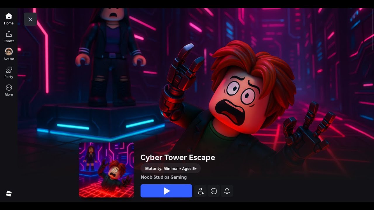 Escape Cyber Tower Obby