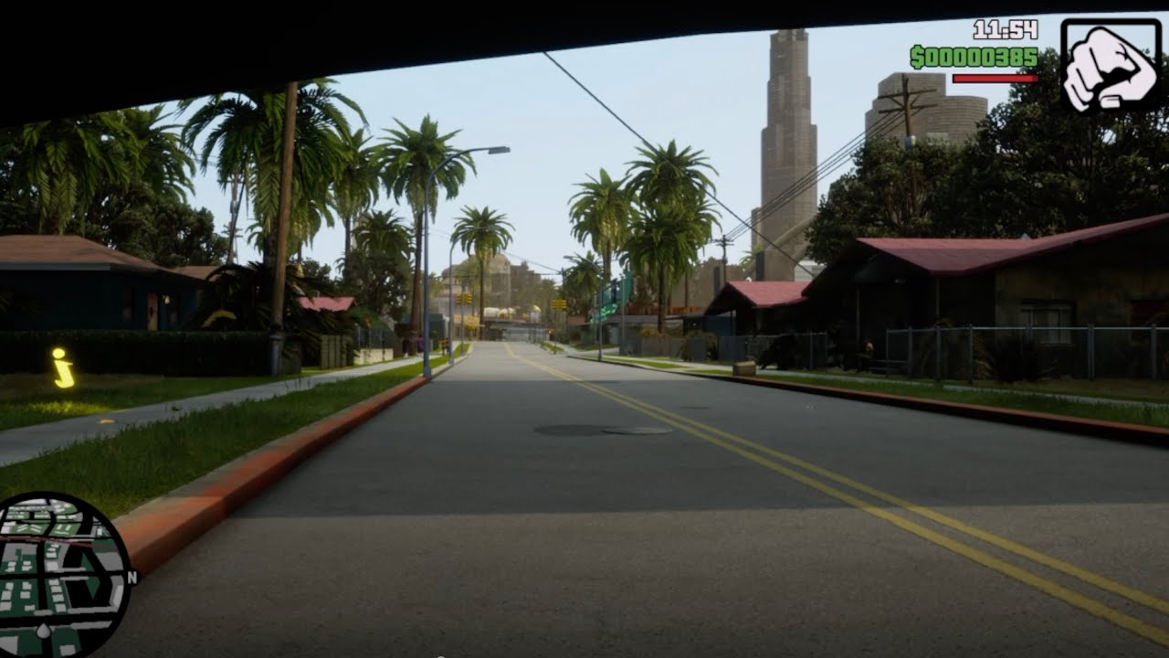Radio Los Santos GTA San Andreas 4K|driving around the city|chill/relax, study, work