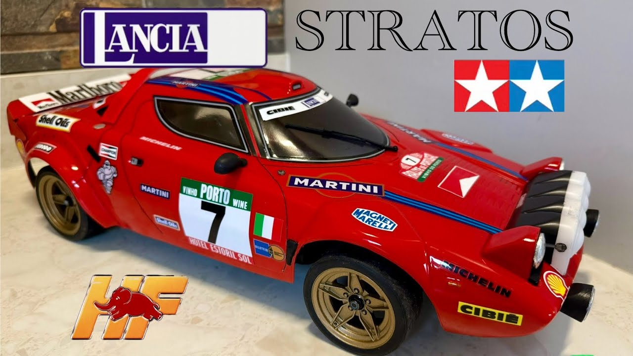 Tamiya TT-02 RC Lancia Stratos HF Rally spec