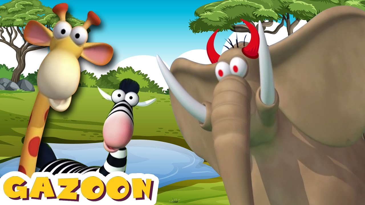Gazoon | The Scary Lake Monster | Funny Animals For Kids
