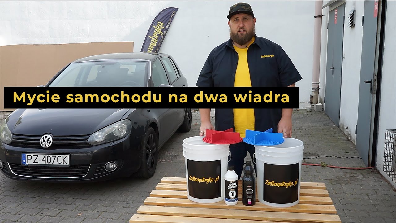 Metoda mycia auta na dwa wiadra - Zadbana Bryka