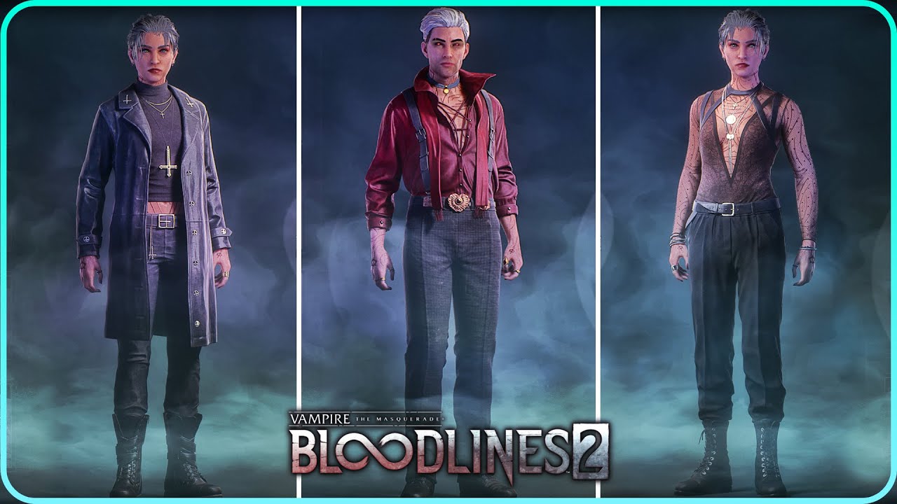All 24 Outfits Showcase Vampire The Masquerade Bloodlines 2