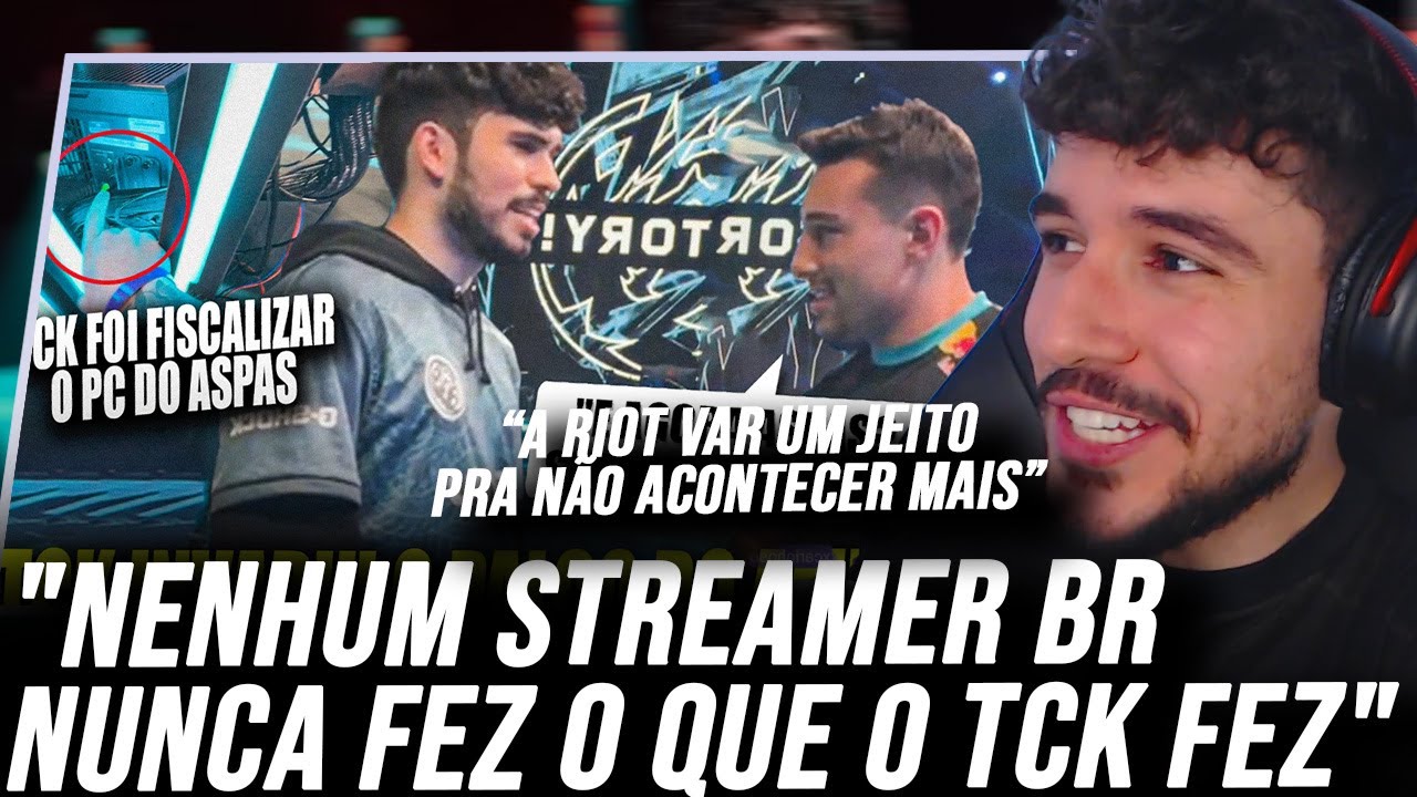TCK INVESTIGOU O PC DO ASPAS e RESENHOU COM ELE NO PALCO DO VCT AMÉRICAS e o NYANG REAGIU