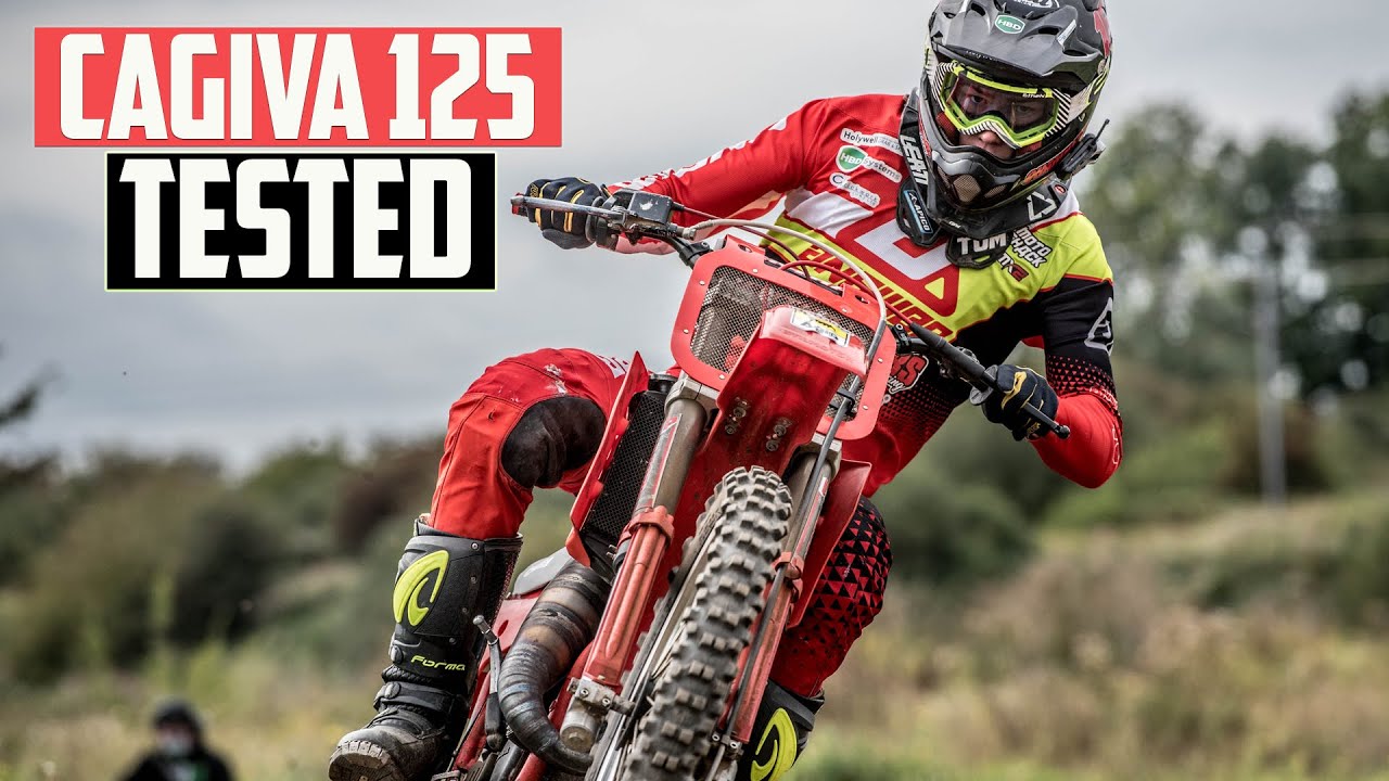 Pro Rides a 25 Year Old Cagiva WMX 125 Dirt Bike | 2 Stroke Motocross