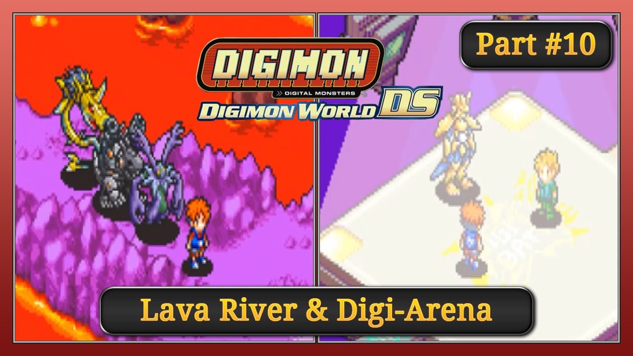 Digimon World DS – Walkthrough Part 10: Lava River & Digi-Arena