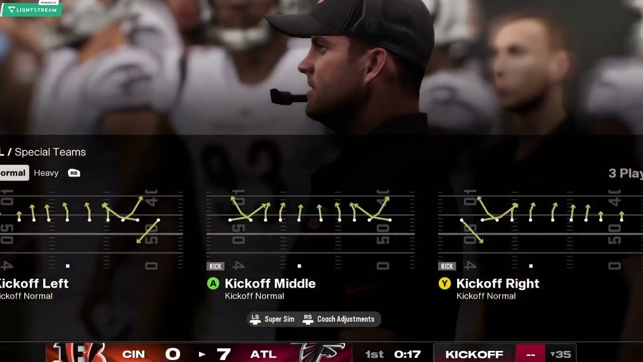 Highlight: Madden NFL Bengals vs Falcons Gameplay Happy Thursday!!!!