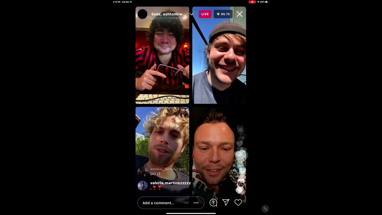 5 Seconds Of Summer Live Stream - 3/27/21