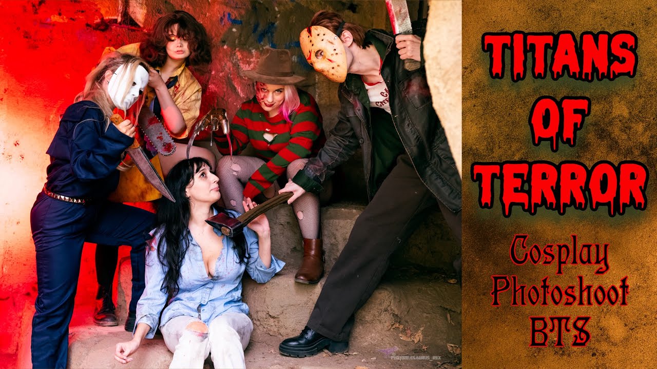Titans of Terror -Halloween Cosplay Photoshoot BTS