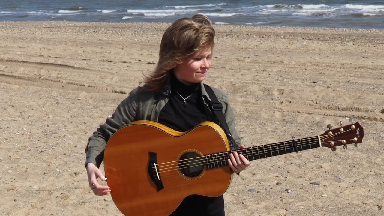 Katie Spencer at Spurn Point