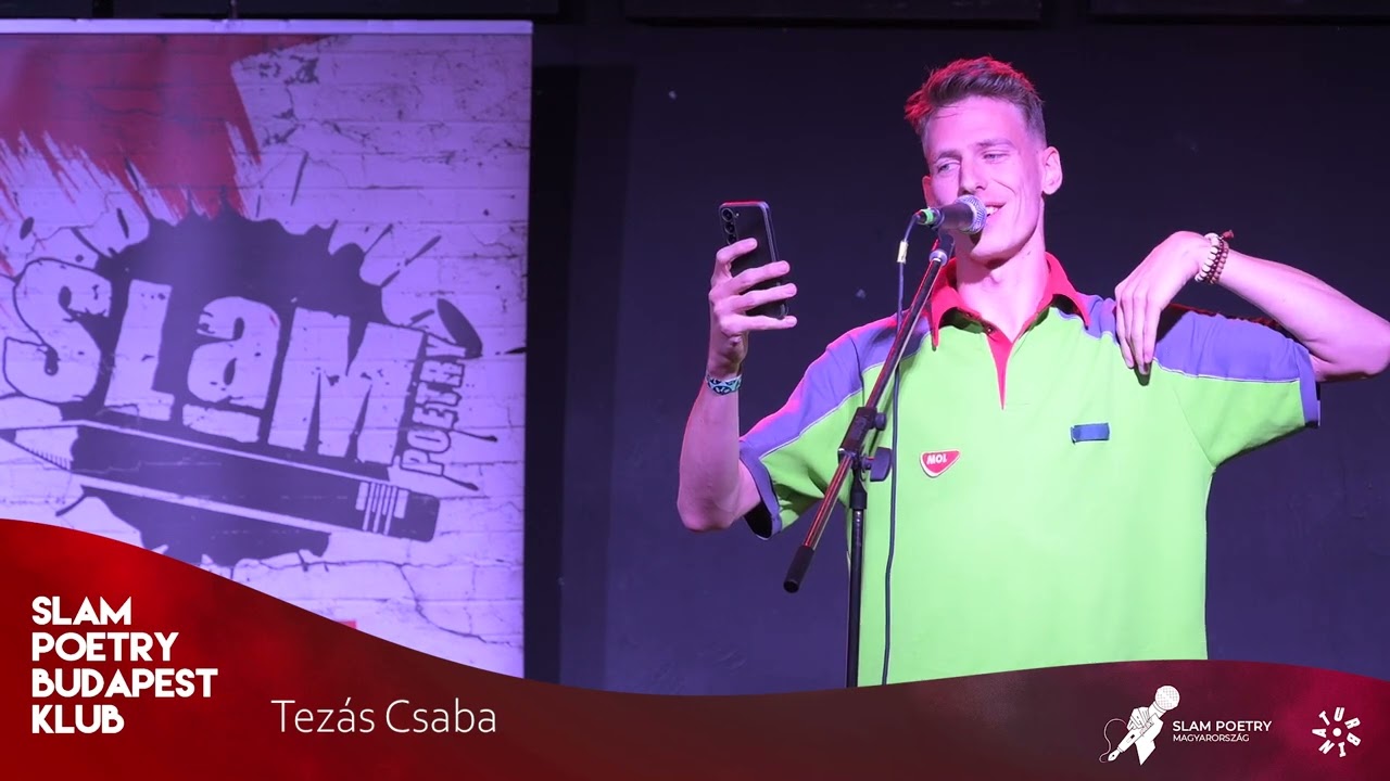 Tezás Csaba - Slam Poetry Budapest Klub - 2025. szeptember - II.helyezett