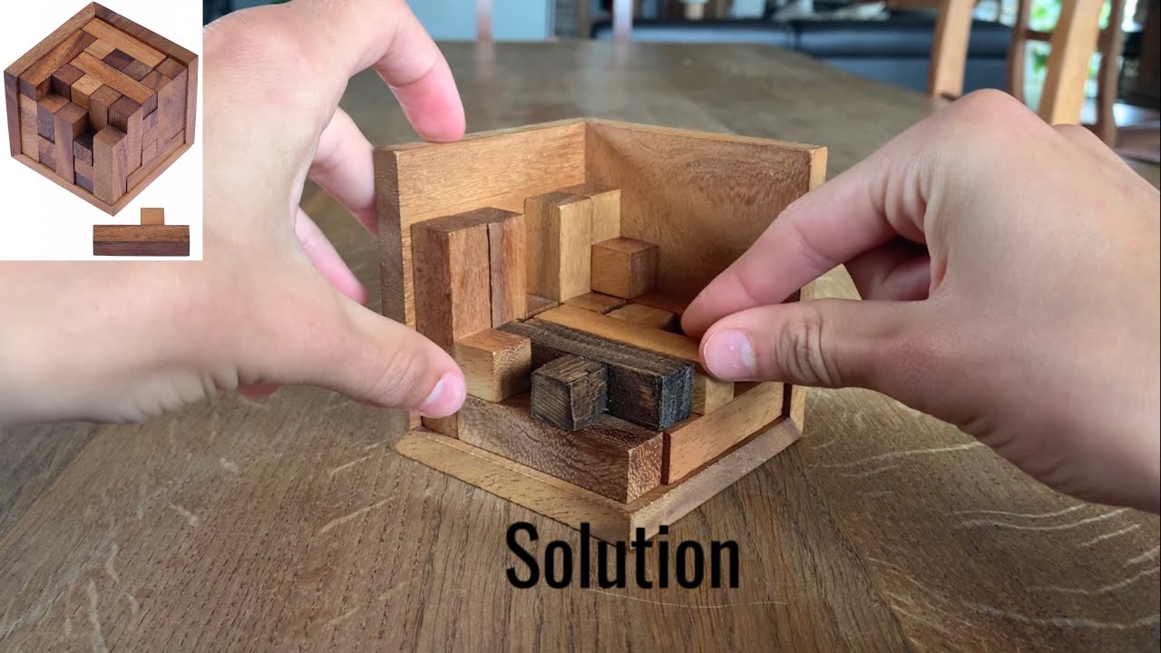 Packing cube puzzle 25 pieces(solution+speed solve)