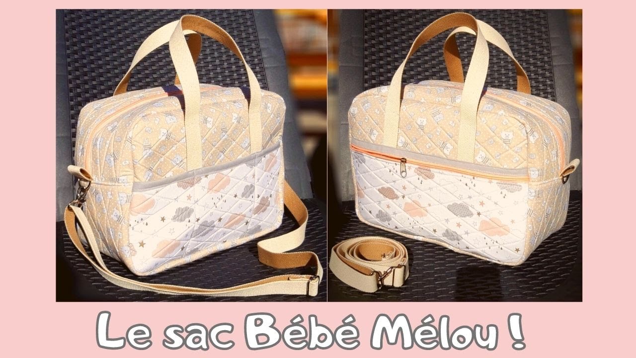 #Урок шитья сумки для подгузников #BABÉ MÉLOU своими руками 👶🥰