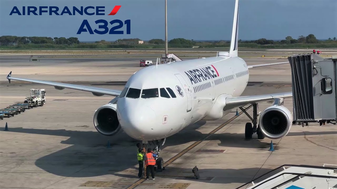 🇪🇸 Barcelona - Paris 🇫🇷 Air France Airbus A321 + Business Lounge [FULL FLIGHT REPORT]