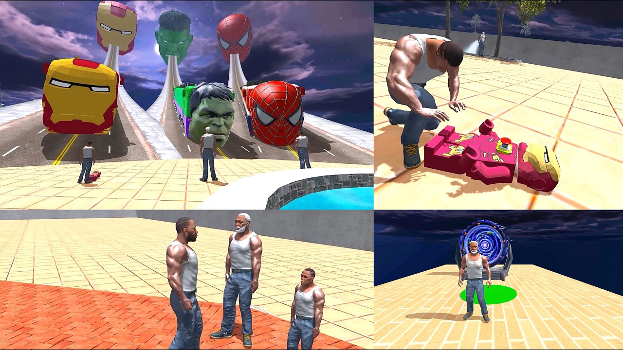 Franklin Home Front Side Ironman Hulk And Spiderman Head Enter🫣 |Master Of Appuchi