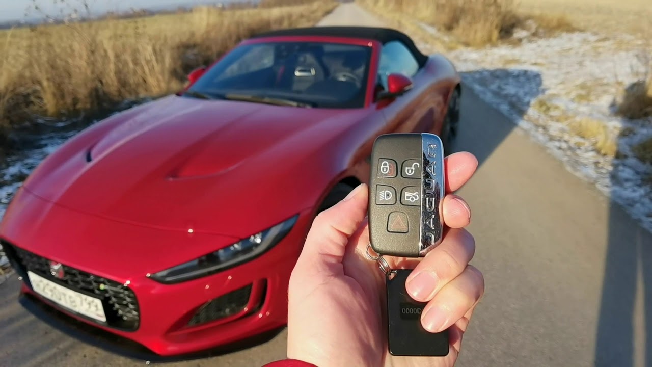 Jaguar F-Type 2021. Гоняю зимой на кабриолете.