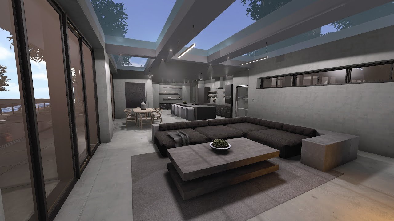 HOUSE FLIPPER Closed Laundry to Brutalism House Walkthrough