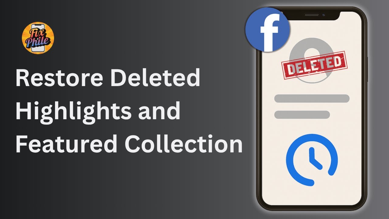 How to Restore Deleted Highlights & Featured Collection on Facebook (2025)