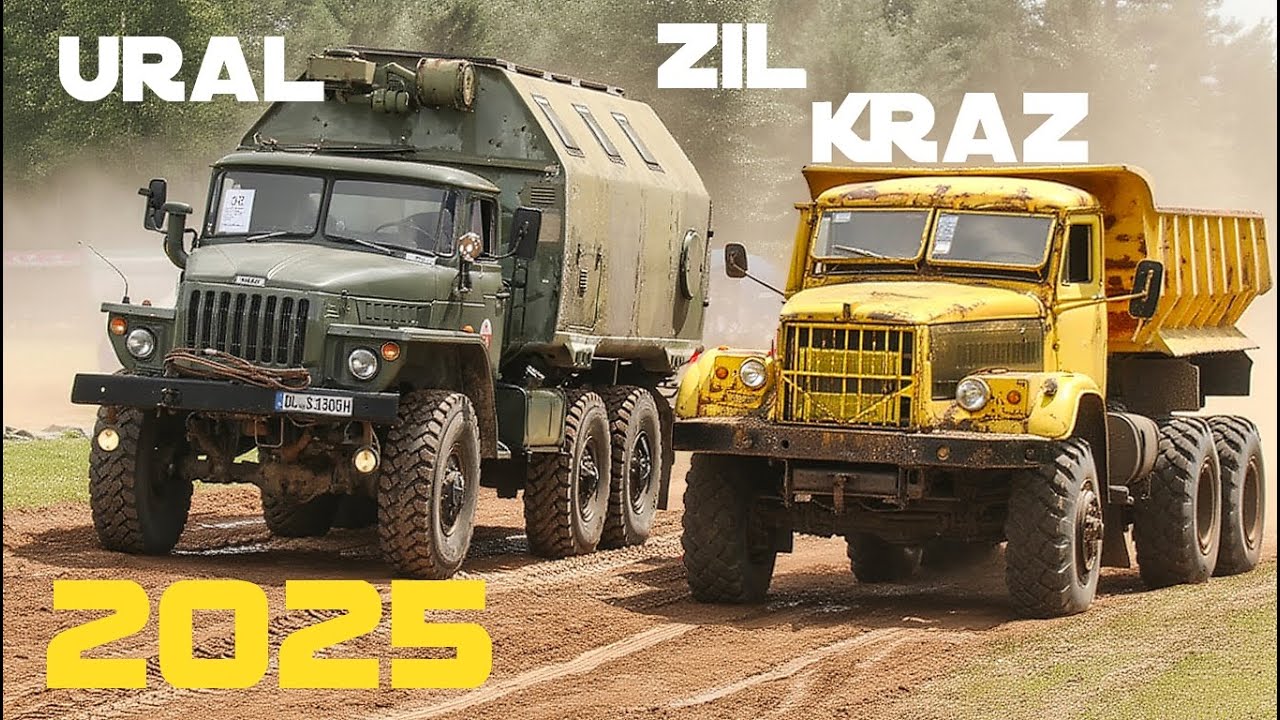 Тяжелый грузовик КРАЖ - УРАЛ - ЗИЛ 💪 Лучшая подборка 2025 года 🚚