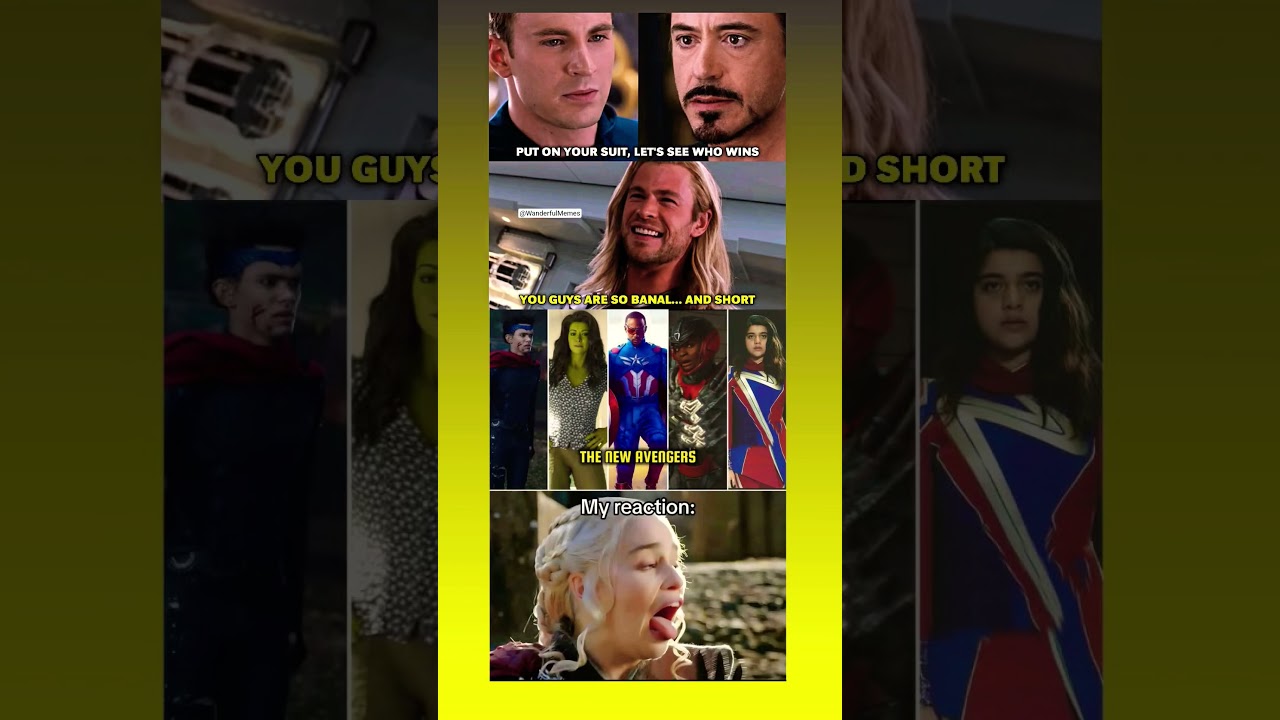 My Honest Reaction to the New Avengers 😂😂 | Old Avengers vs New Avengers | MCU Meme 