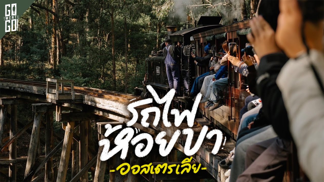 เมลเบิร์น ไม่ได้มีแค่ในเมือง! นั่งรถไฟห้อยขาสุดคลาสสิก และใกล้จิงโจ้ที่สุดในชีวิต | VLOG