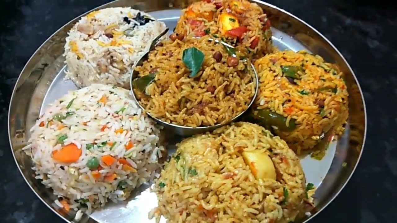 6 ಬಗೆಯ Breakfast Recipe  | LunchBox ರೈಸ್ Recipes | FAST & EASY | 2019