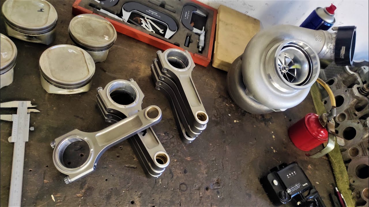 M113 engine rebuild - Part 10 - V8 Turbo. NEW RODS & HEAD STUDS + Project goals !!