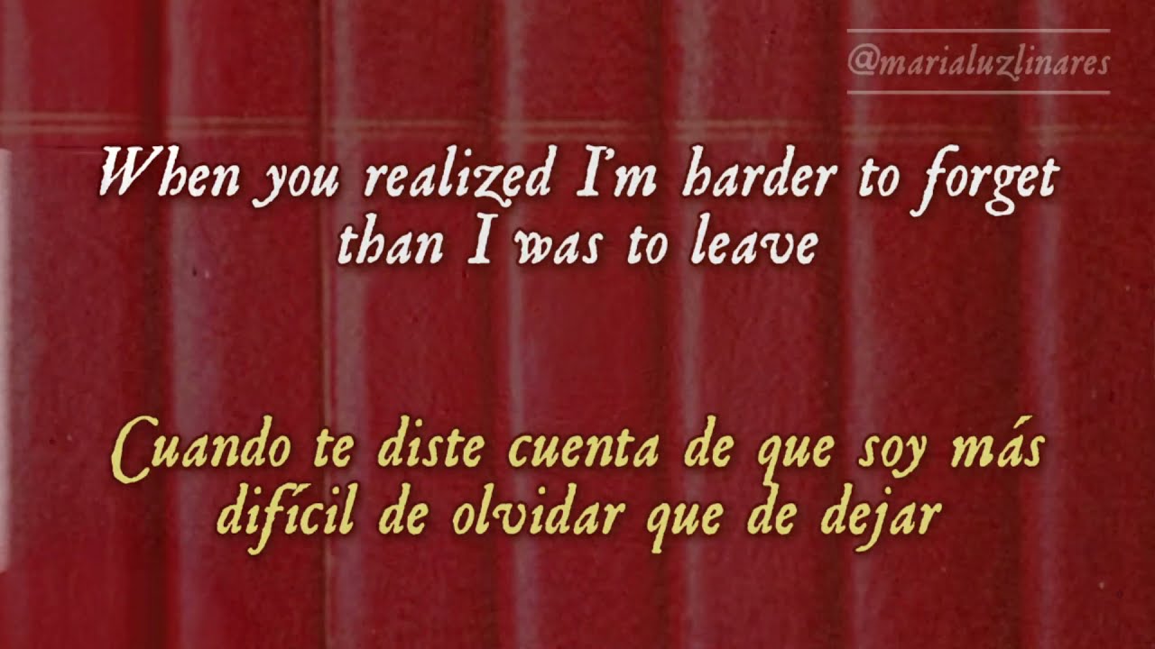 🔵 i bet you think about me (taylor's version) - taylor swift & chris stapleton (lyrics/español) 🔵