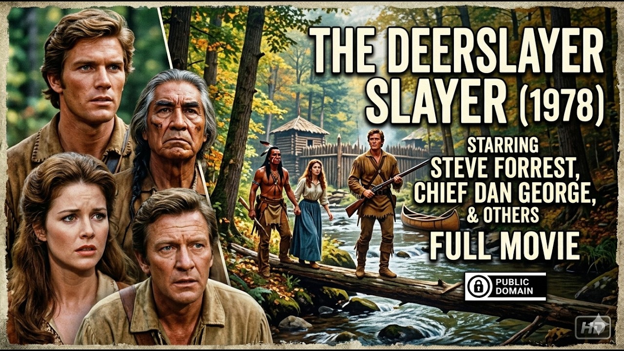 The Deerslayer (1978) | Steve Forrest & Ned Romero | Classic Frontier Adventure | Full Movie