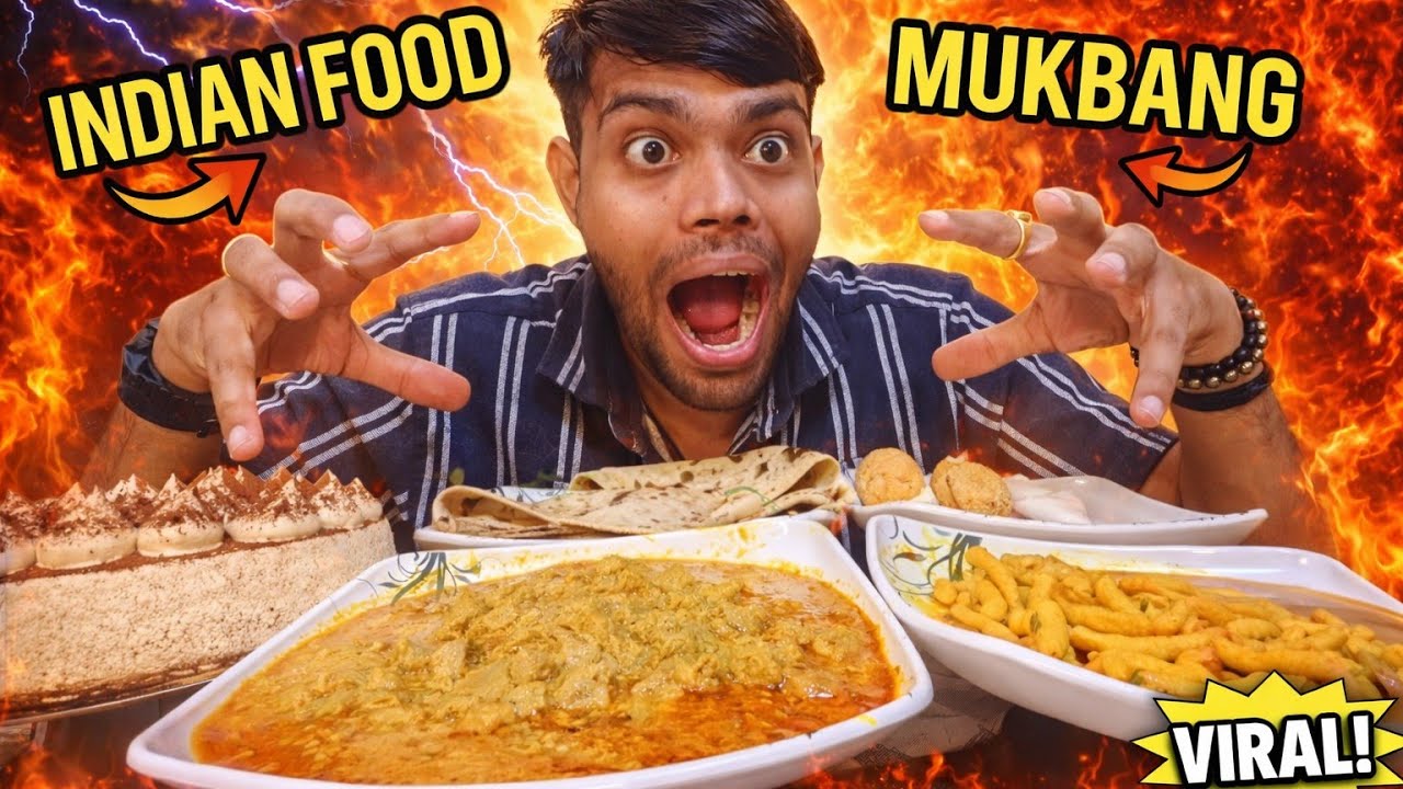 ASMR Eating Challenge 🤤 | Tiramisu Cake, Sev Bhaji, Soyabean Masala, Roti & Kachori | Mukbang