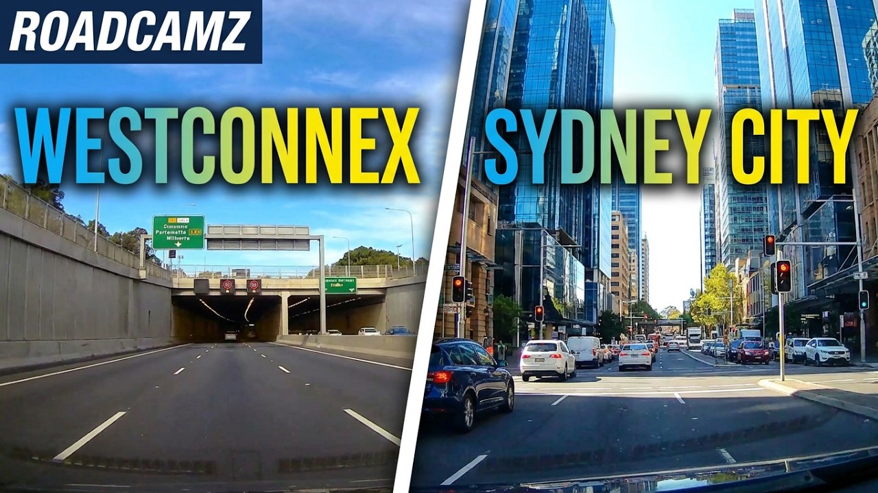 Driving in Sydney | WestConnex to Sydney City | 🚗 🇦🇺