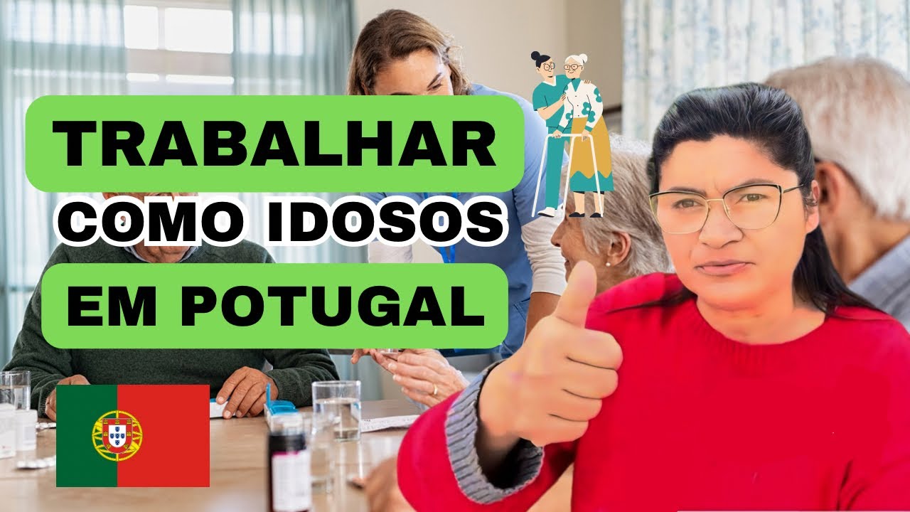 MUITOS EMPREGOS NESSA ÁREA EM PORTUGAL, cuidador de idosos🇵🇹