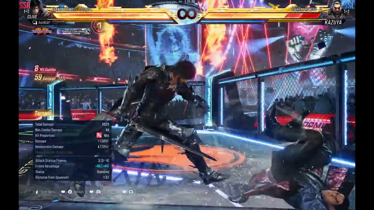 [Tekken 8] - new Clive season 3 combo (83 damage)