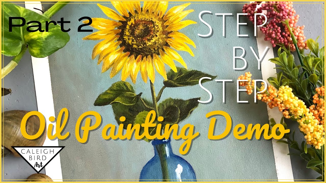 Real Time Oil Painting Demo | Step by Step Tutorial | Oil Painting Basics Series