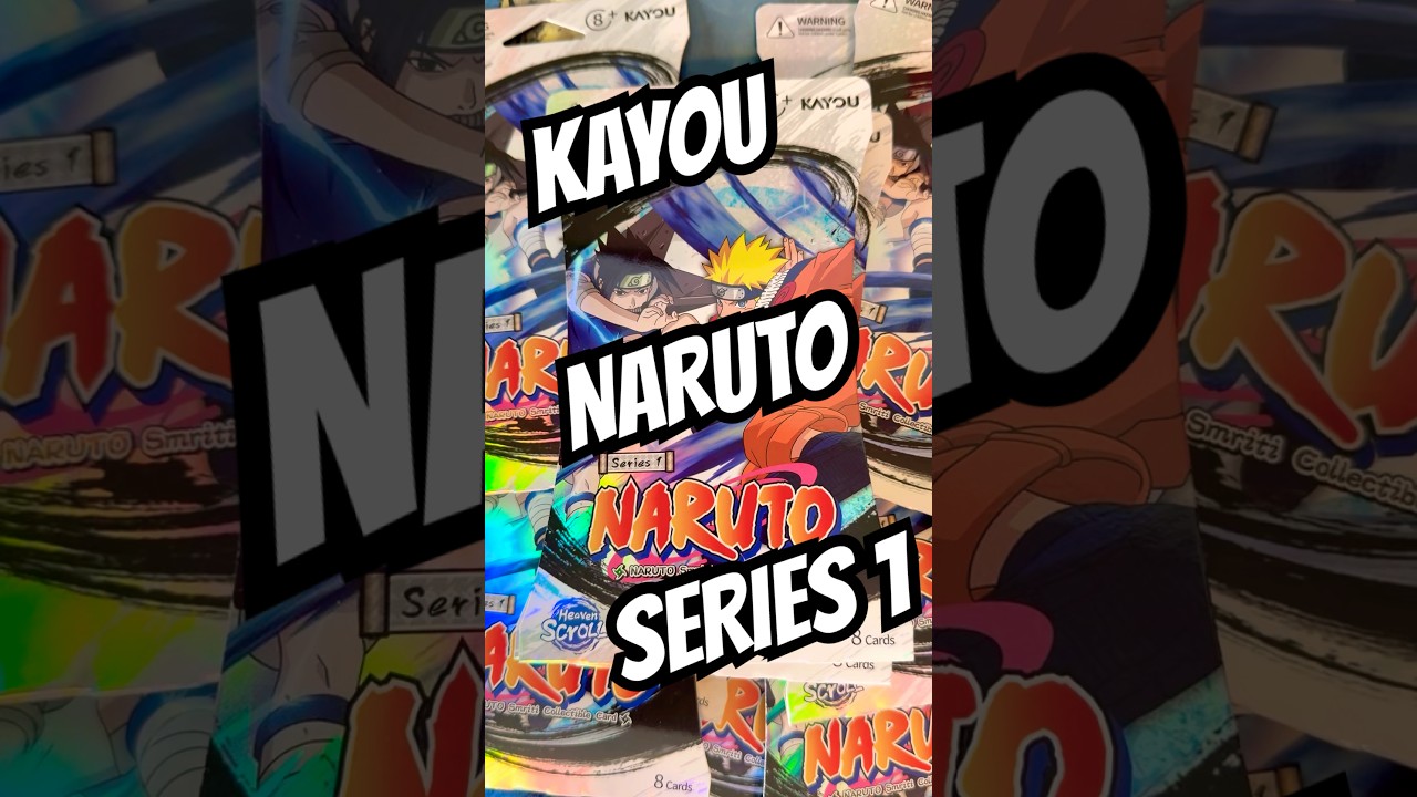 Полный нуб открывает первую серию коллекционной карточной игры Naruto TCG KAYOU 