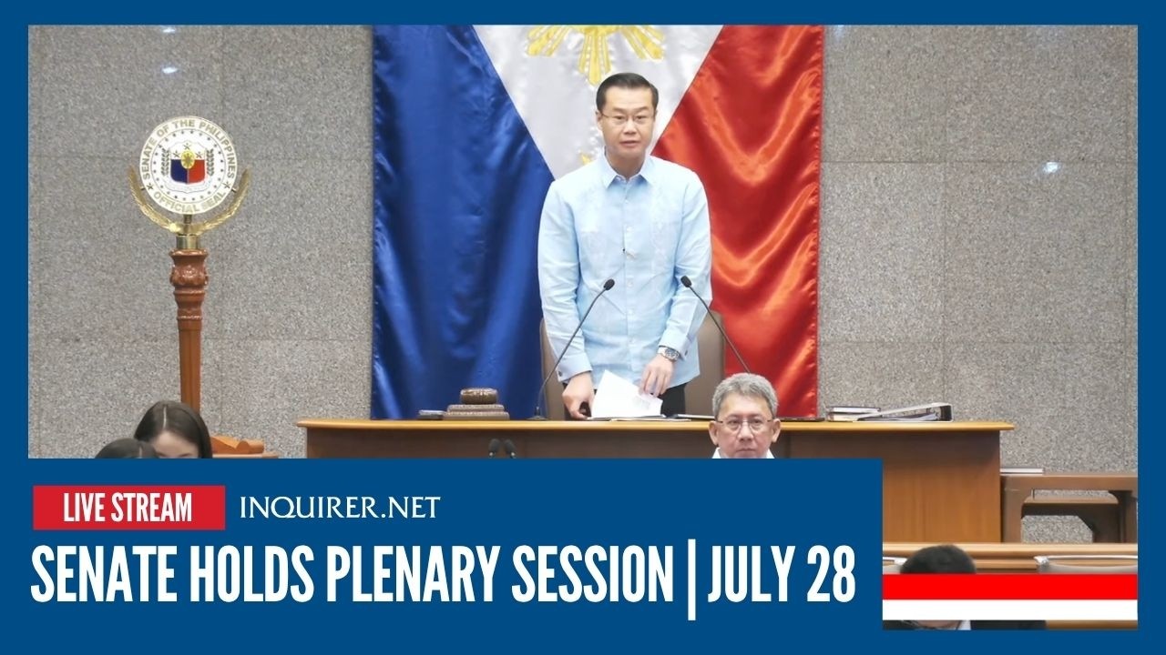 LIVE: Senate holds plenary session | July 28