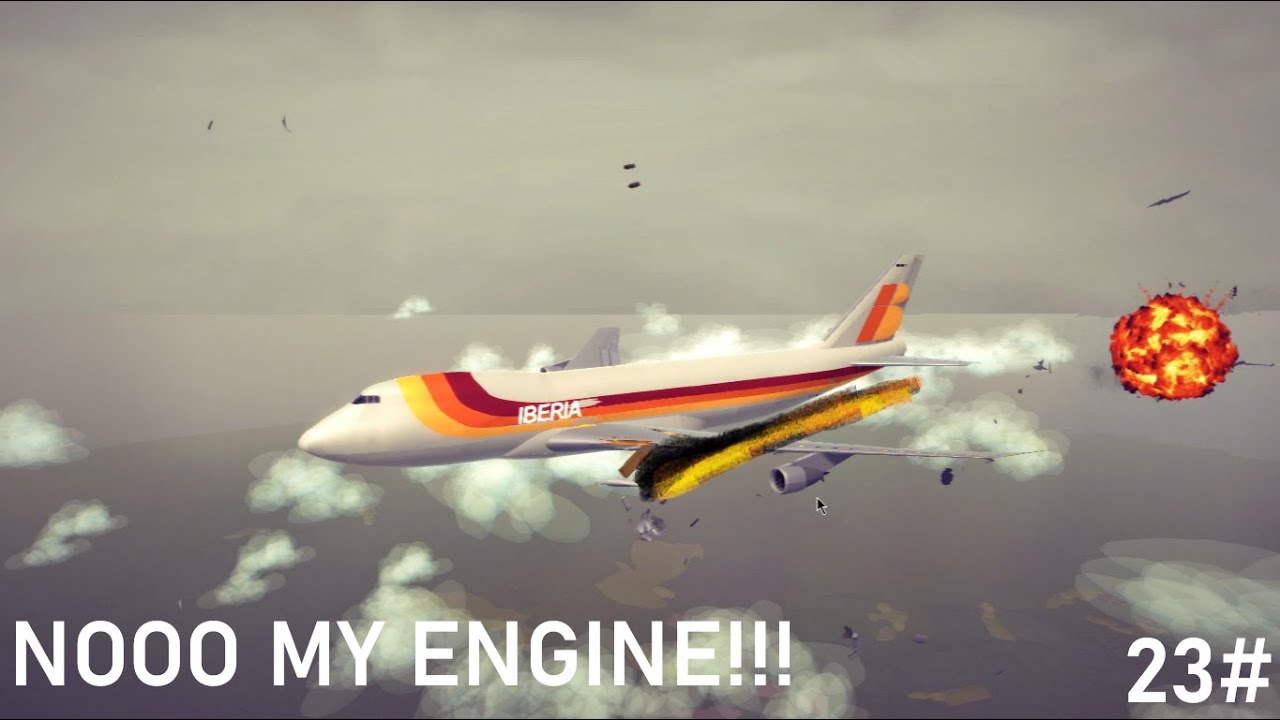 Realistic Mid-Air Failures, Crash landings & More| Besiege #23