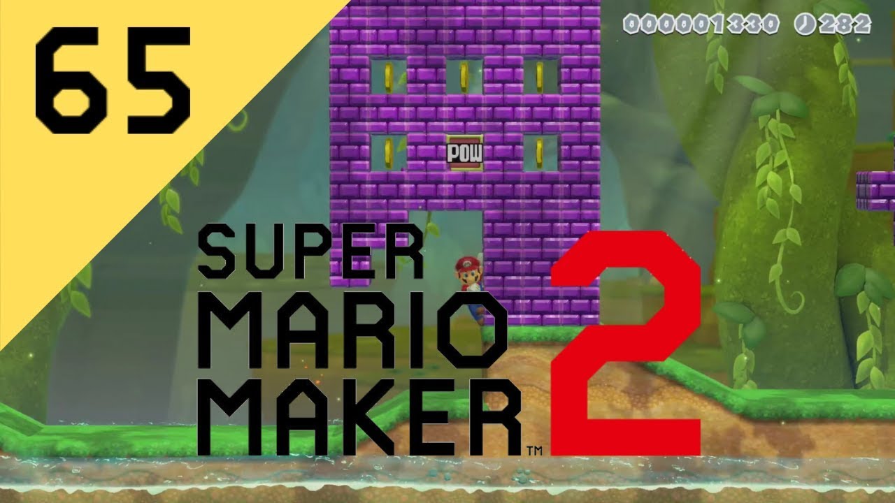 Super Mario Maker 2 - 65. Red POW Block on the Move