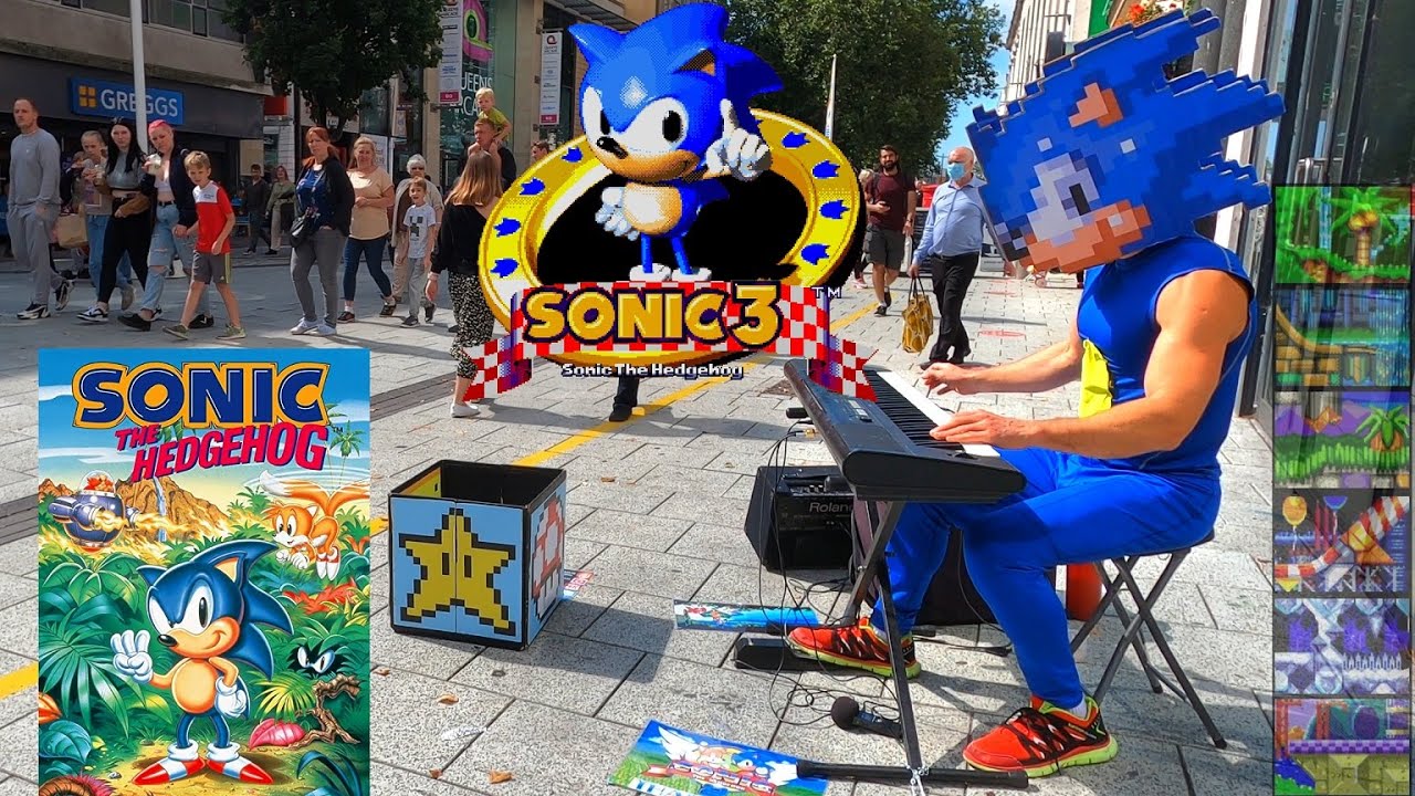 SONIC 3 STREET PERFORMING (with backing tracks) FULL OST