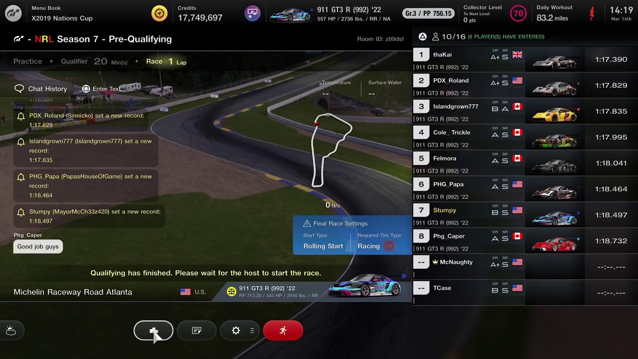 Nrl driver cam Season 7 Pre-qualifiers