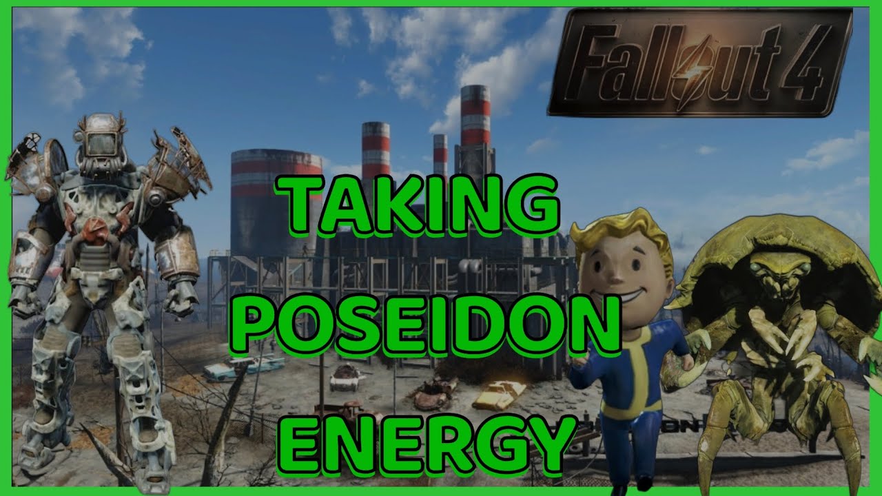 FALLOUT 4: CLEARING OUT POSEIDON ENERGY (NO COMMENTARY) 4K 60FPS