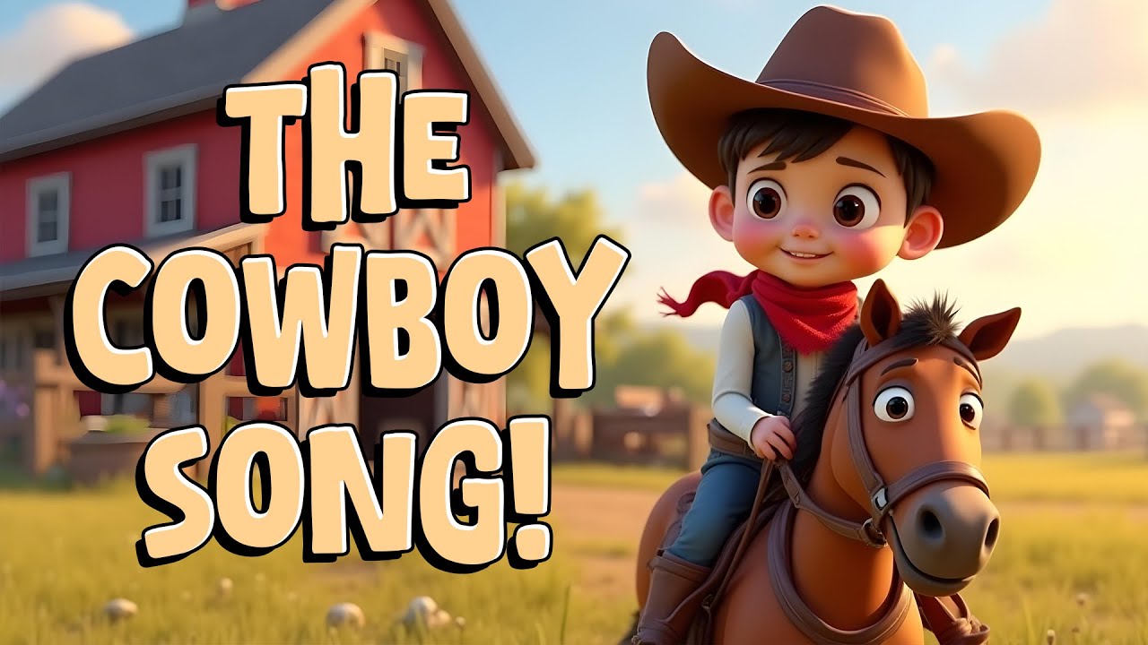 The Cowboy Song 🤠🐴 | Fun Adventure Song for Kids | Songs For Toddlers