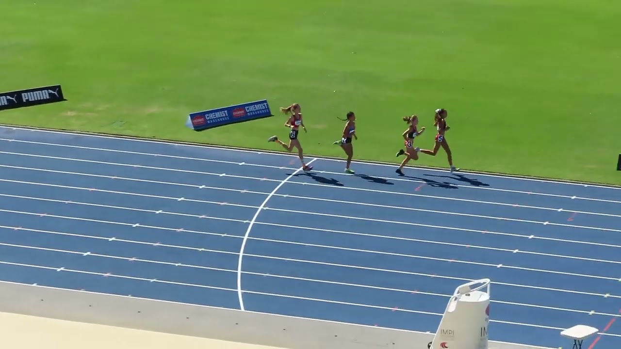 1500m U13 Women Final, Australian Junior Championships, QSAC 15 April 2023