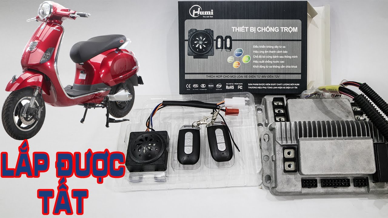 ⚡️Hướng dẫn lắp Chống Trộm cho tất cả các loại Xe Điện không có dây cắm chống trộm | Humi.vn