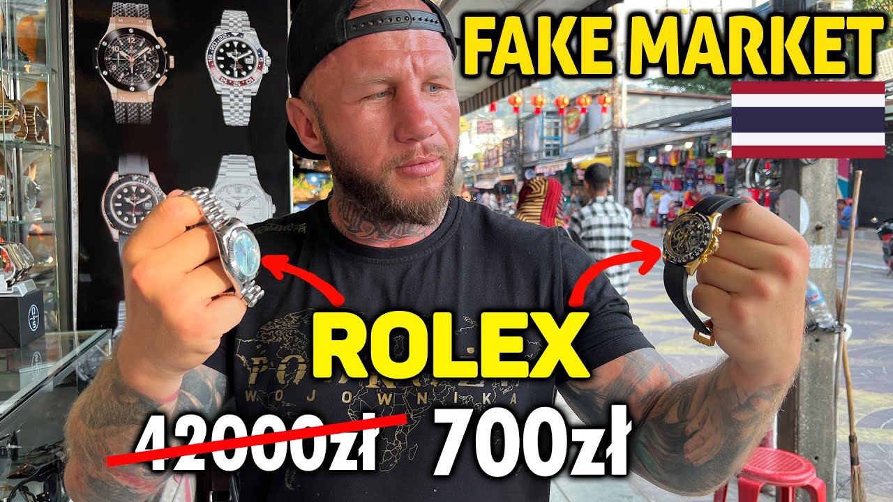 Targ z PODR&Oacute;BKAMI na Phuket! Kosmicznie tanie ceny i dobra jakość! TAJLANDIA FAKE MARKET [4K]