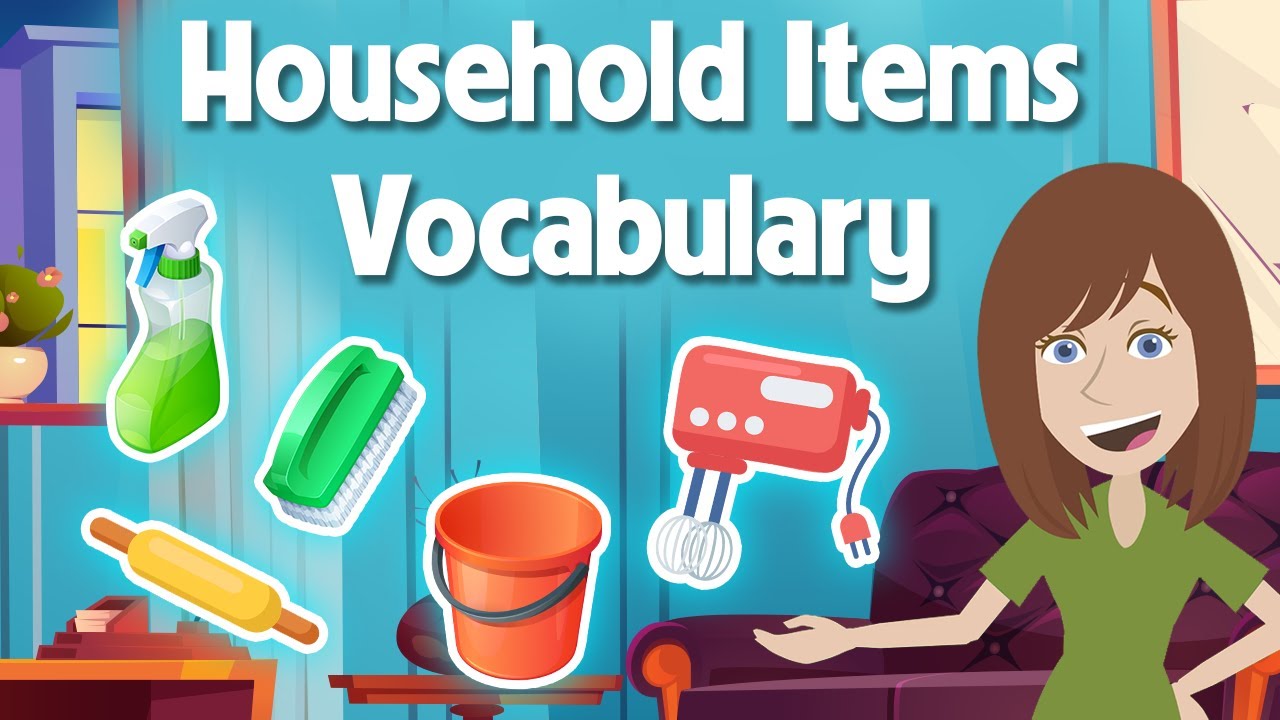 Common Household Items Vocabulary - Daily English Conversation