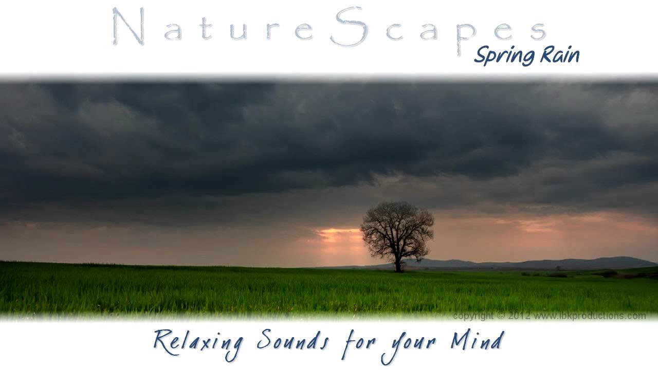 🎧 SOOTHING SPRING RAIN & THUNDER... Nature Sounds for Relaxing, Meditation & Sleep