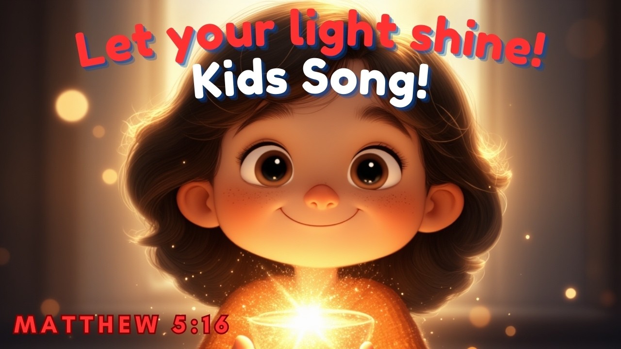 Let Your Light Shine ✨ | Christian Kids’ Song | Be a Light for Jesus!