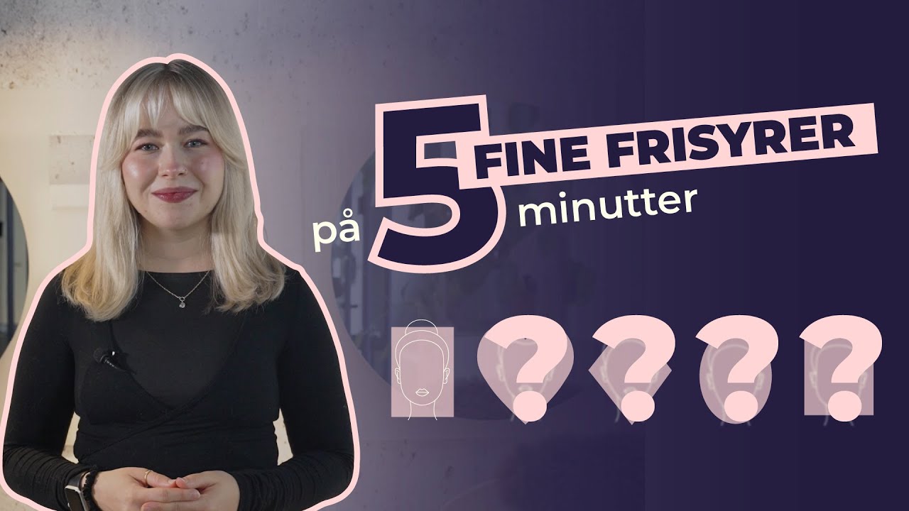 Enkle og fine hårstyles for skole, jobb og hverdag